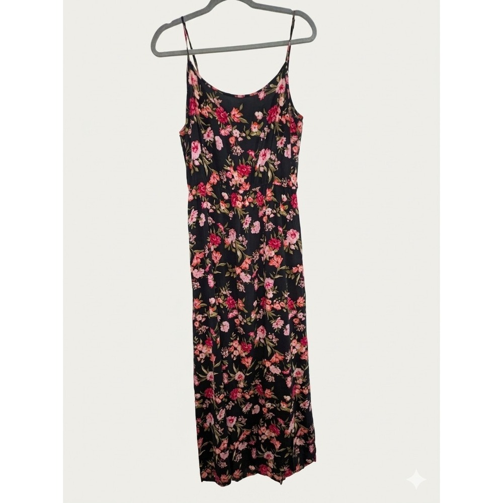 Forever 21 Whimsigoth Floral Fairy Dress Size L Y2K Grunge 90's Maxi Festival Lg